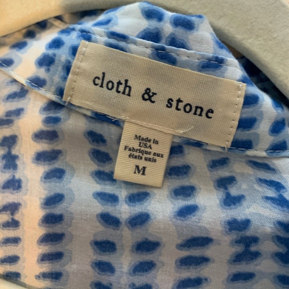Anthropologie Cloth and Stone collared shirt - Picture 2 of 10